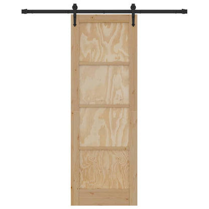 Sliding Door Other ORKDAL natural and black 28.9 x 83.1 in