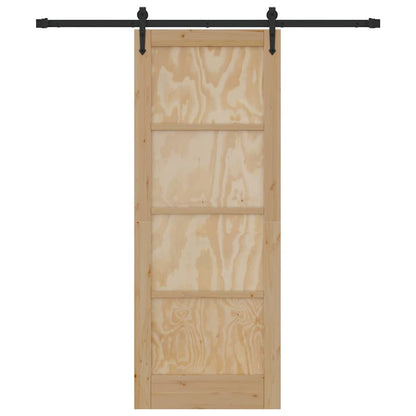 Sliding Door Other ORKDAL natural and black 30.7 x 79.5 in