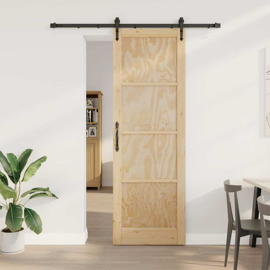 Sliding Door Other ORKDAL natural and black 30.7 x 91.3 in