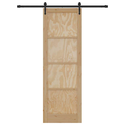 Sliding Door Other ORKDAL natural and black 30.7 x 91.3 in