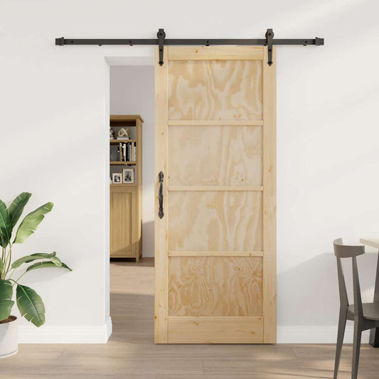 Sliding Door Other ORKDAL natural and black 32.7 x 79.5 in