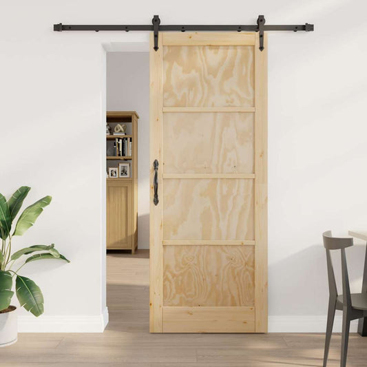 Sliding Door Other ORKDAL natural and black 32.7 x 83.1 in