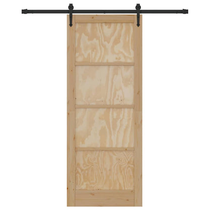 Sliding Door Other ORKDAL natural and black 32.7 x 83.1 in