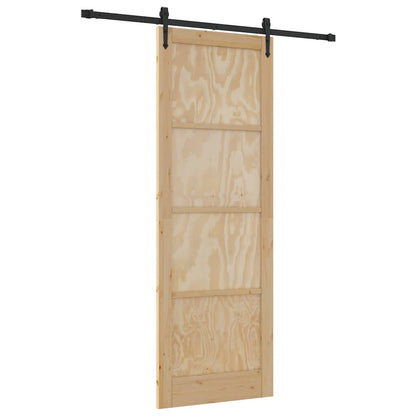 Sliding Door Other ORKDAL natural and black 32.7 x 91.4 in