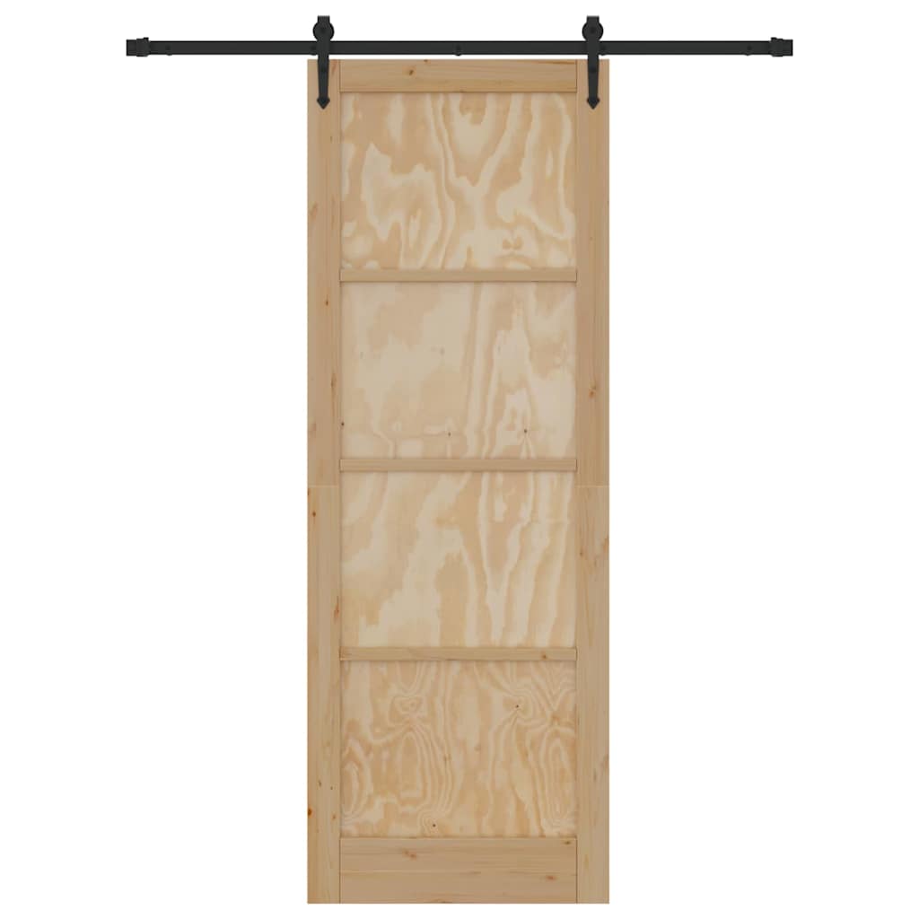 Sliding Door Other ORKDAL natural and black 32.7 x 91.4 in