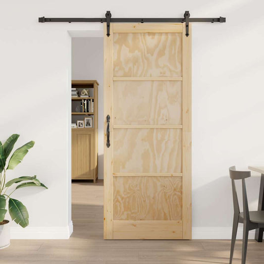Sliding Door Other ORKDAL natural and black 33.9 x 83.1 in