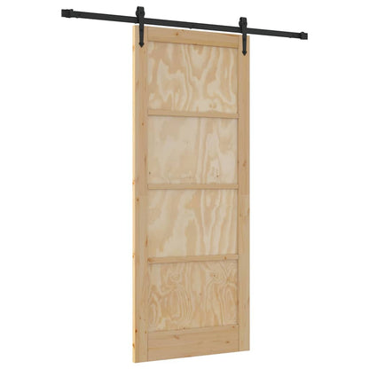 Sliding Door Other ORKDAL natural and black 33.9 x 83.1 in