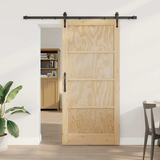 Sliding Door Other ORKDAL natural and black 36.6 x 79.5 in