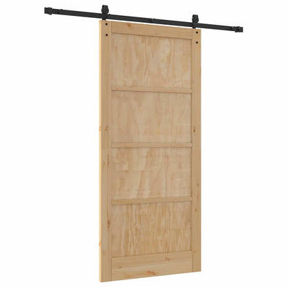 Sliding Door Other ORKDAL natural and black 36.6 x 79.5 in