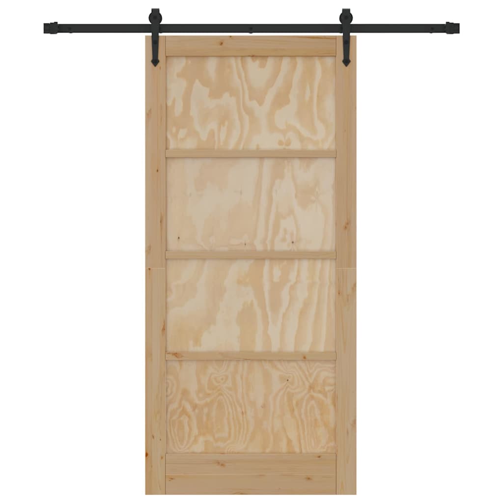 Sliding Door Other ORKDAL natural and black 36.6 x 79.5 in