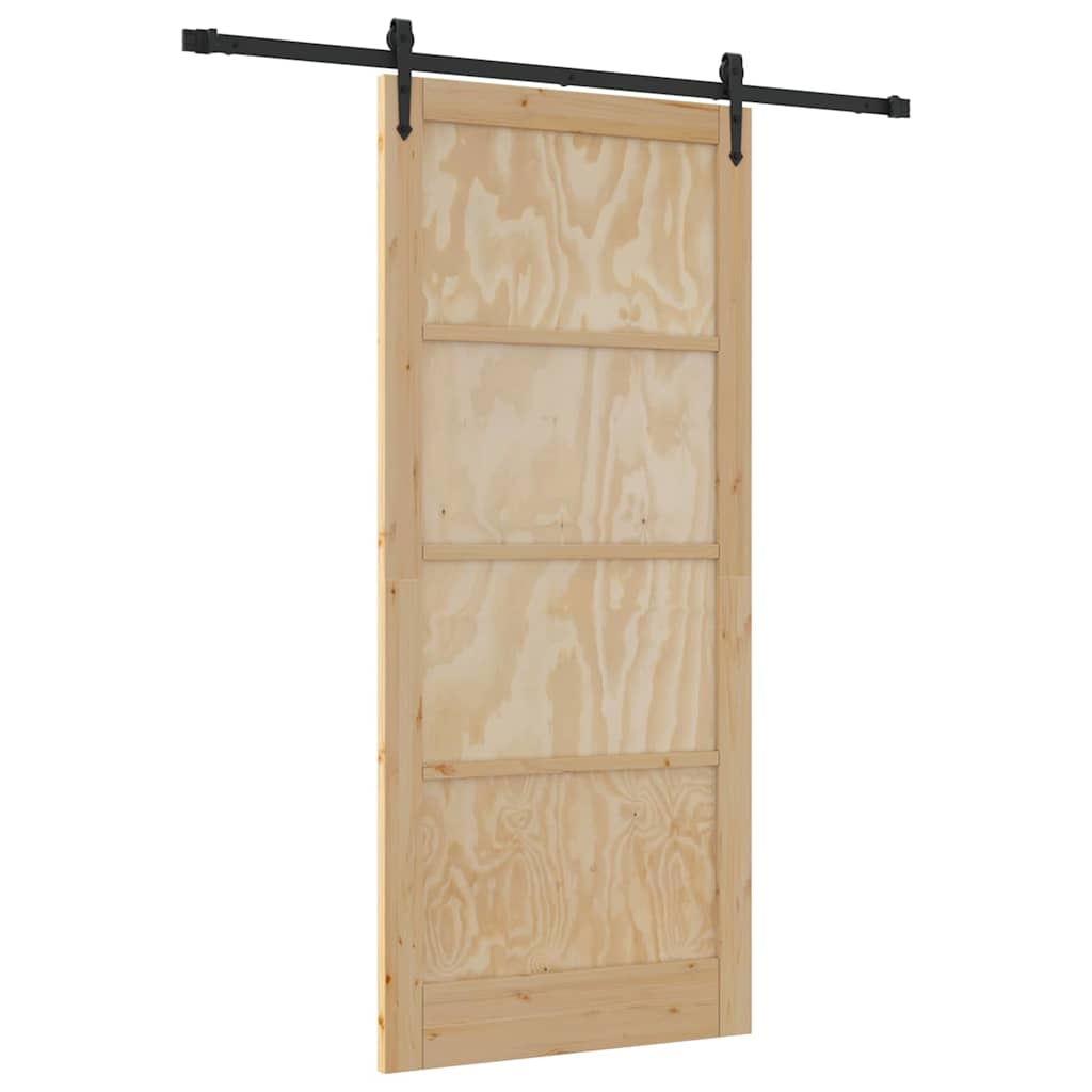 Sliding Door Other ORKDAL natural and black 36.6 x 83.1 in