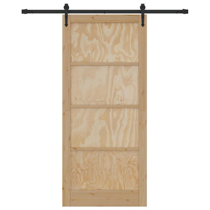 Sliding Door Other ORKDAL natural and black 36.6 x 83.1 in