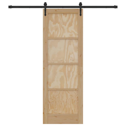Sliding Door Other ORKDAL natural and black 28.9 x 83.1 in