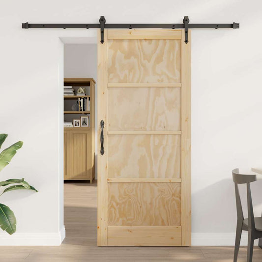 Sliding Door Other ORKDAL natural and black 30.7 x 79.5 in