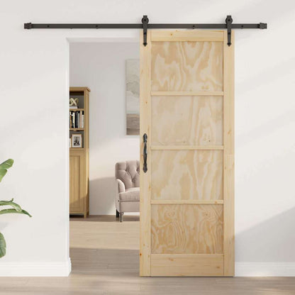 Sliding Door Other ORKDAL natural and black 30.7 x 79.5 in