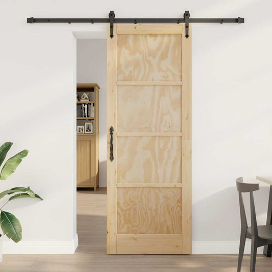 Sliding Door Other ORKDAL natural and black 30.7 x 83.1 in