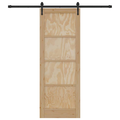 Sliding Door Other ORKDAL natural and black 30.7 x 83.1 in