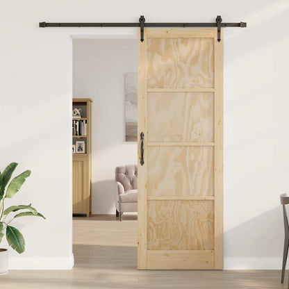 Sliding Door Other ORKDAL natural and black 32.7 x 91.4 in