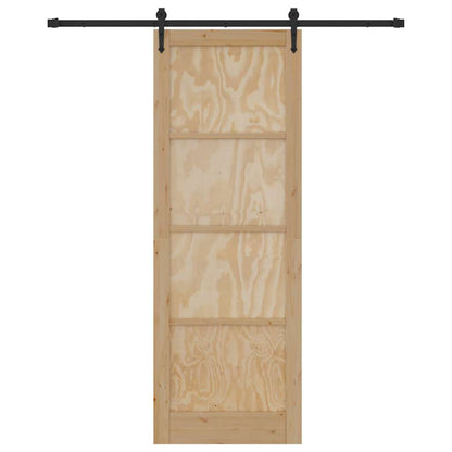 Sliding Door Other ORKDAL natural and black 32.7 x 91.4 in