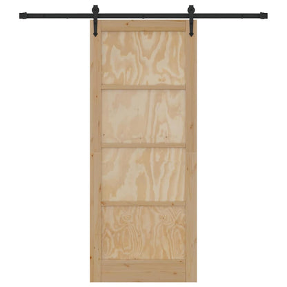 Sliding Door Other ORKDAL natural and black 33.9 x 83.1 in