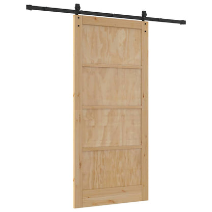 Sliding Door Other ORKDAL natural and black 36.6 x 79.5 in