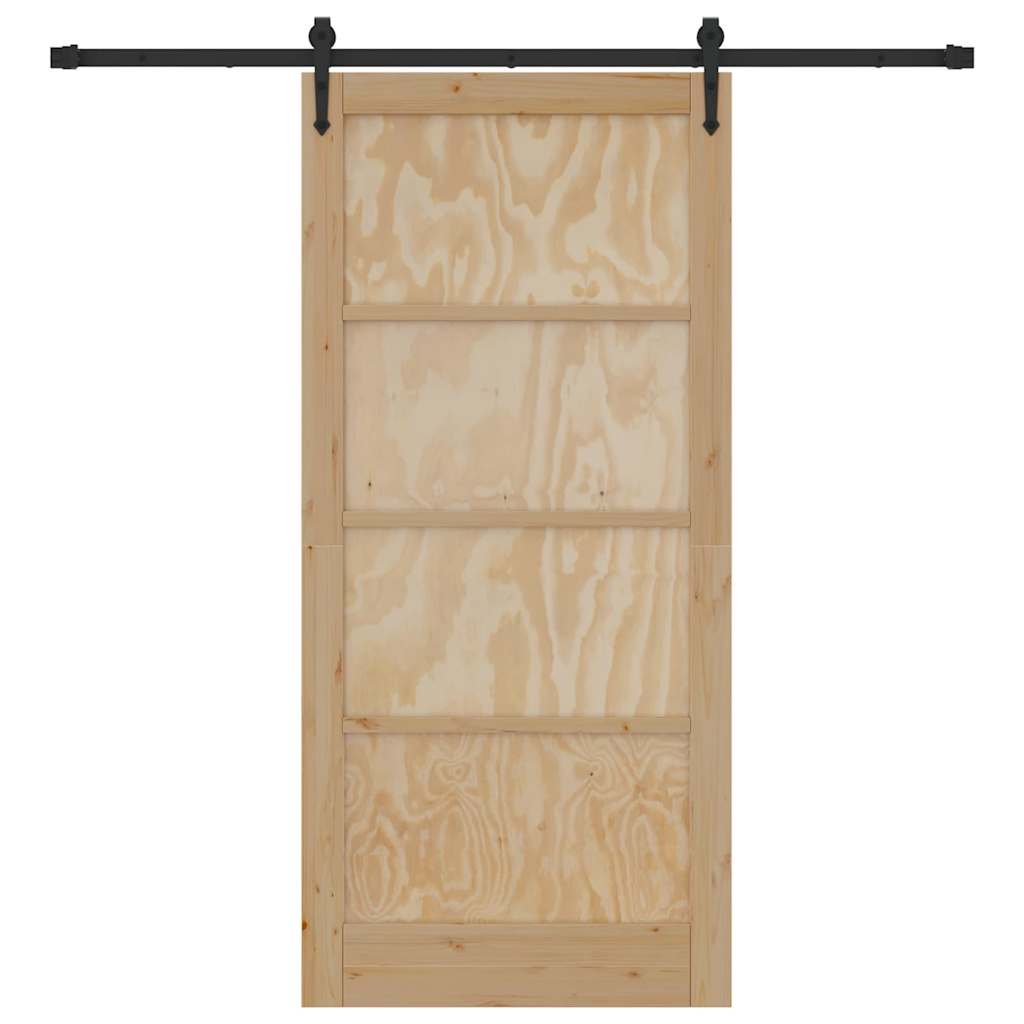 Sliding Door Other ORKDAL natural and black 36.6 x 79.5 in
