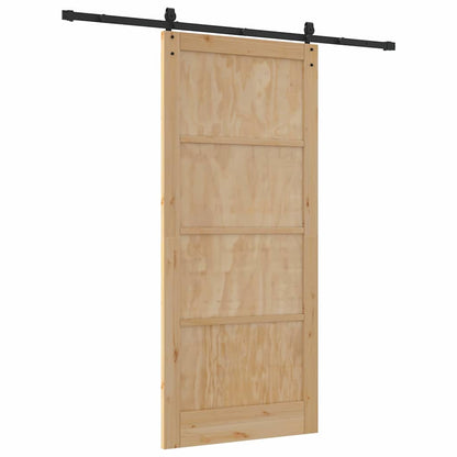 Sliding Door Other ORKDAL natural and black 36.6 x 83.1 in