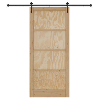 Sliding Door Other ORKDAL natural and black 36.6 x 83.1 in