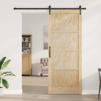 Sliding Door Other ORKDAL natural and black 36.6 x 91.3 in