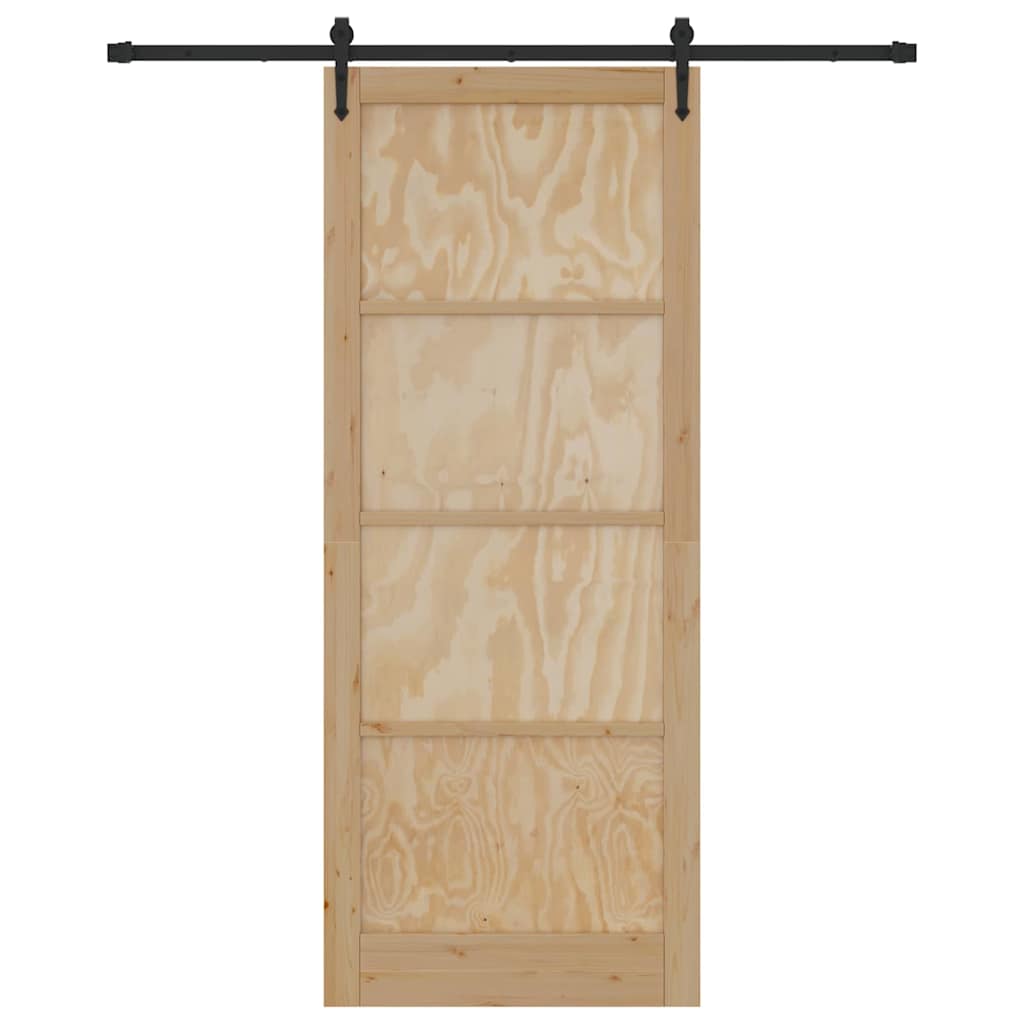 Sliding Door Other ORKDAL natural and black 36.6 x 91.3 in