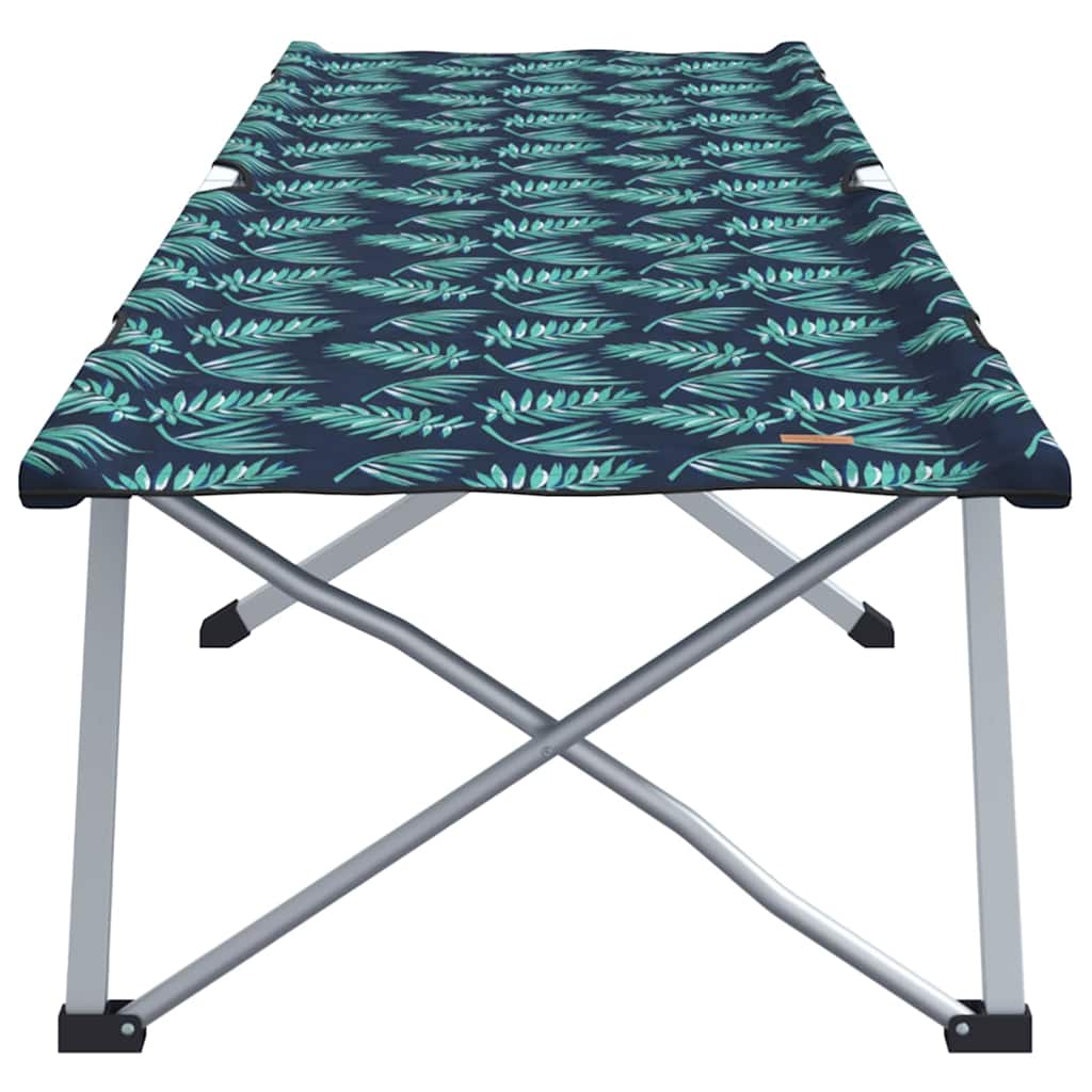 Folding Camping Bed Leaf pattern 62 x 194 x 42 cm Oxford Fabric