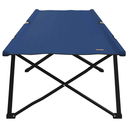 Folding Camping Bed Folding Blue 206 x 76 x 74 cm Oxford Fabric
