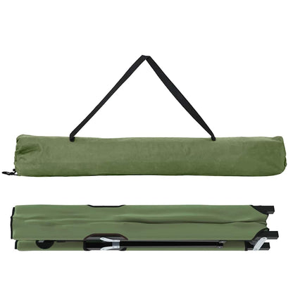 Folding Camping Bed Folding 2 pcs Amy Yellow 206 x 76 x 74 cm