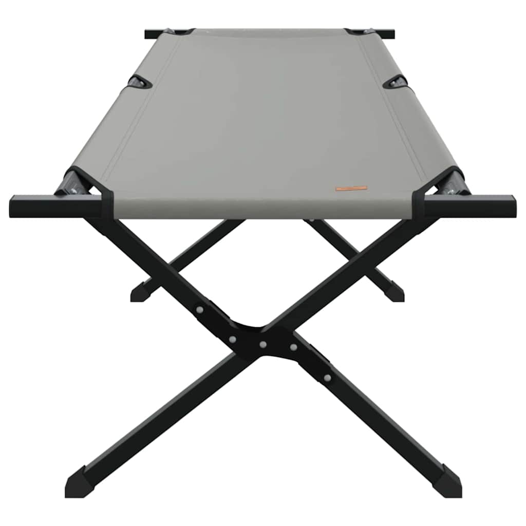 Folding Camping Bed Folding Manual Gray Oxford Fabric