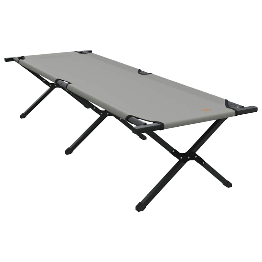 Folding Camping Bed Folding Manual Gray Oxford Fabric