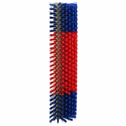 Cattle Brushes Red and Blue 20 x 9 x 50 cm Plastic and Steel