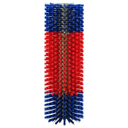 Cattle Brushes Red and Blue 20 x 9 x 50 cm Plastic and Steel