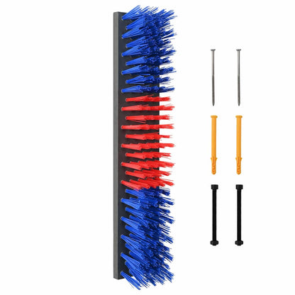 Cattle Brushes Red and Blue 50 x 10 x 6.5 cm Plastic and Steel