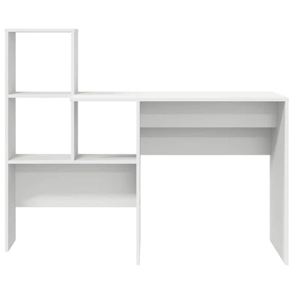 Desk with Drawer White 51.77 x 19.69 x 41.93 in Engineered Wood