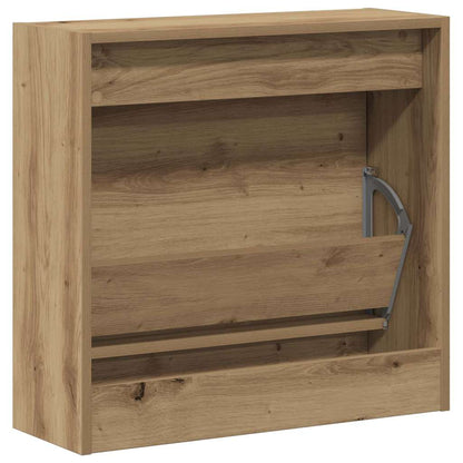 Shoe Cabinet artisan oak 23.6" x 8.3" x 22.4" Engineered wood