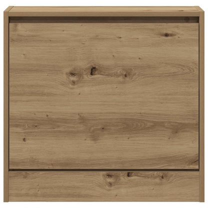 Shoe Cabinet artisan oak 23.6" x 8.3" x 22.4" Engineered wood