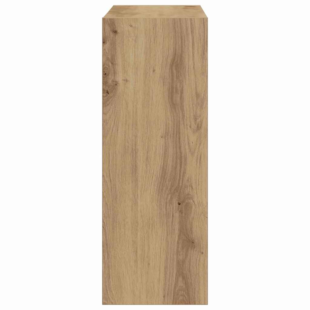 Shoe Cabinet artisan oak 23.6" x 8.3" x 22.4" Engineered wood