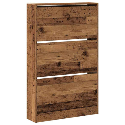 Shoe Cabinet Old wood 31.5" x 8.3" x 49.4" Engineered wood