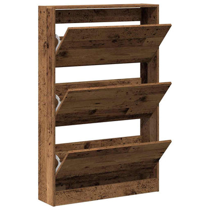 Shoe Cabinet Old wood 31.5" x 8.3" x 49.4" Engineered wood