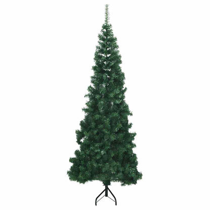 Corner Artificial Christmas Tree Green 70.9" PVC and Metal