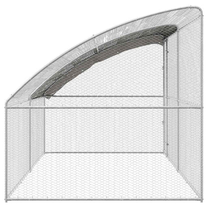 Chicken Cage Silver 400 x 200 x 198.5 cm Galvanized steel