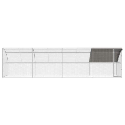 Chicken Cage Silver 800 x 200 x 198.5 cm Galvanized steel