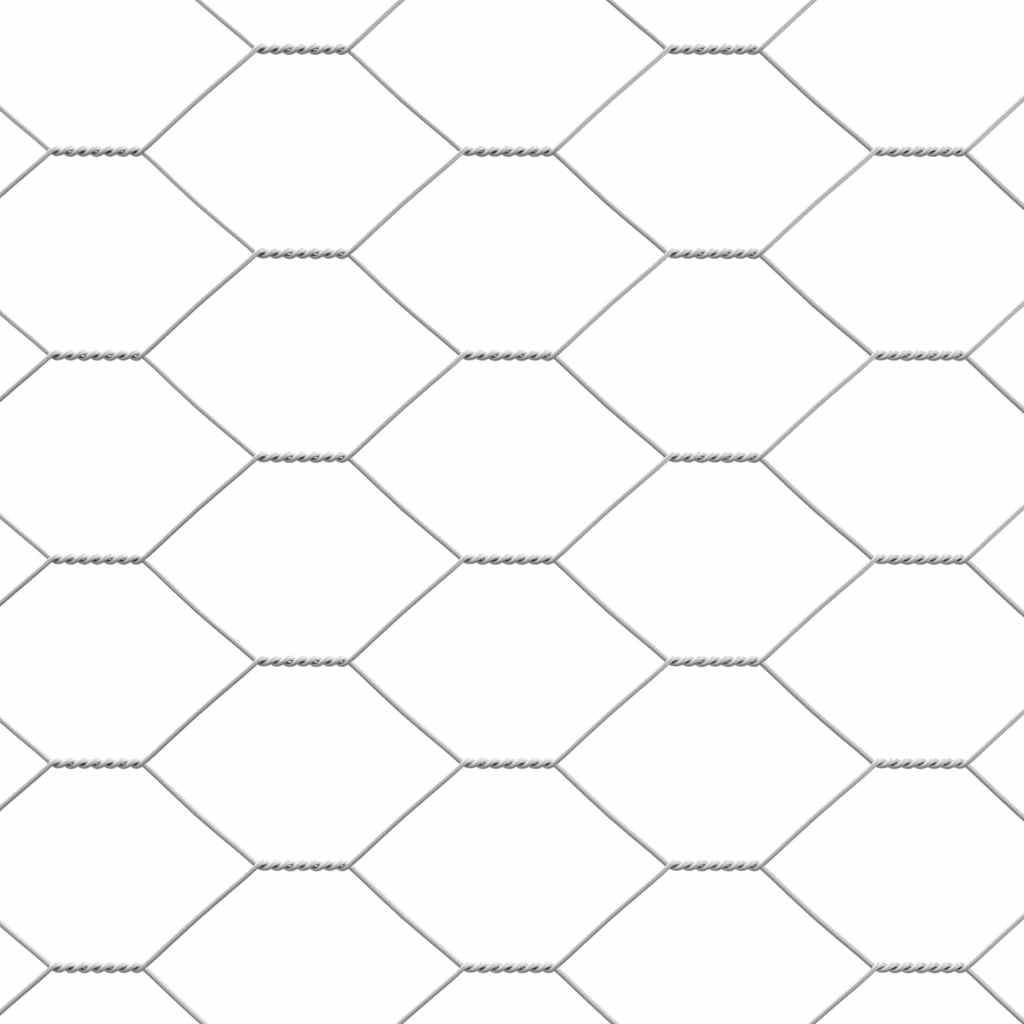 Chicken Cage Silver 6.56 x 6.56 x 6.56 ft Galvanised Steel