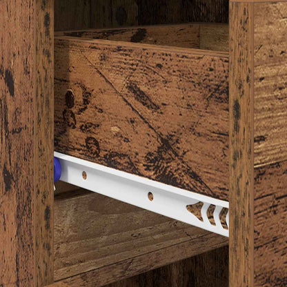 Shoe Cabinet Old wood 100.5 x 28 x 100 cm Engineered wood