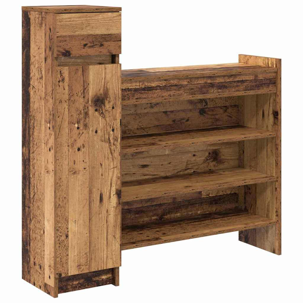 Shoe Cabinet Old wood 100.5 x 28 x 100 cm Engineered wood